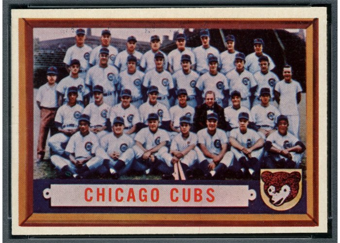 1957 Topps #183 Chicago Cubs, Chicago Cubs