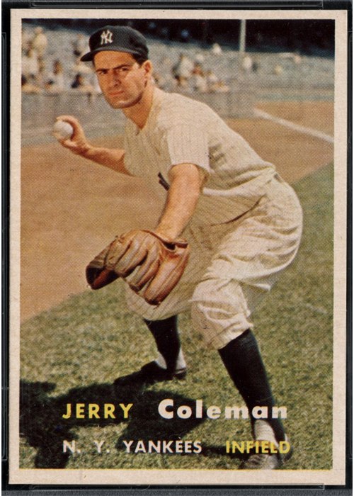 1957 Topps #192 Jerry Coleman, New York Yankees