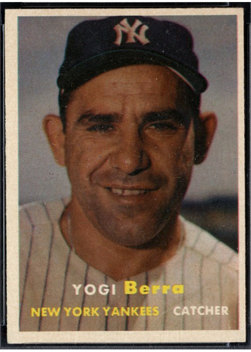 1957 Topps #2 Yogi Berra, New York Yankees