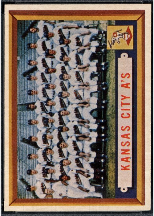 1957 Topps #204 Kansas City Athletics, Kansas City Athletics