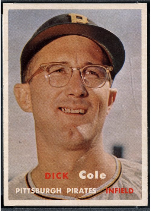 1957 Topps #234 Dick Cole, Pittsburgh Pirates