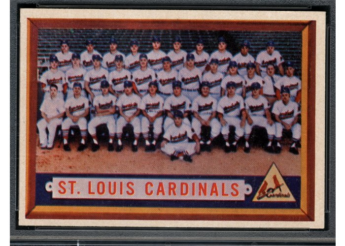 1957 Topps #243 St. Louis Cardinals, St. Louis Cardinals