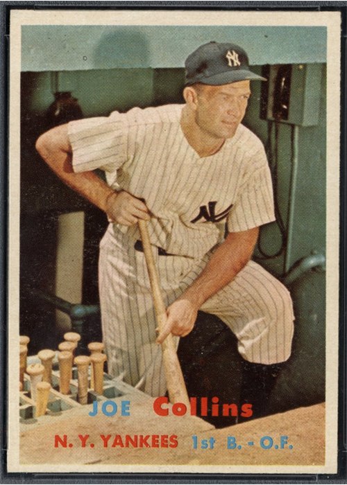 1957 Topps #295 Joe Collins, New York Yankees