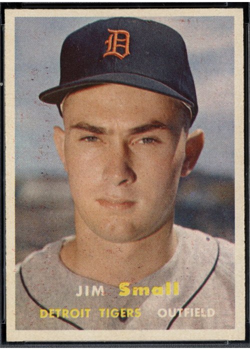 1957 Topps #33 Jim Small, Detroit Tigers