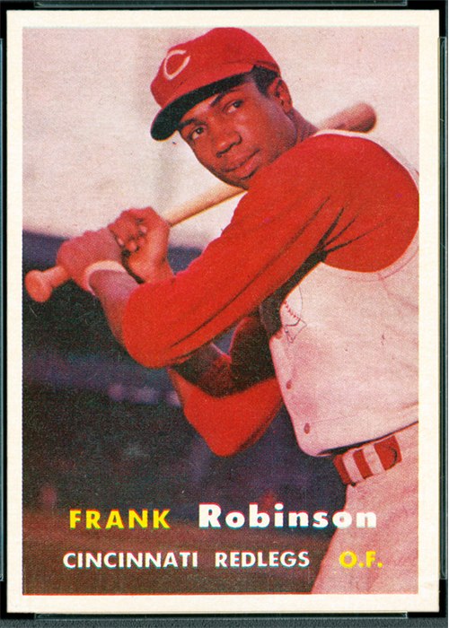 1957 Topps #35 Frank Robinson, Cincinnati Redlegs
