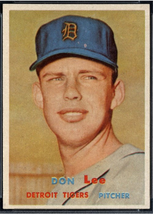 1957 Topps #379 Don Lee, Detroit Tigers