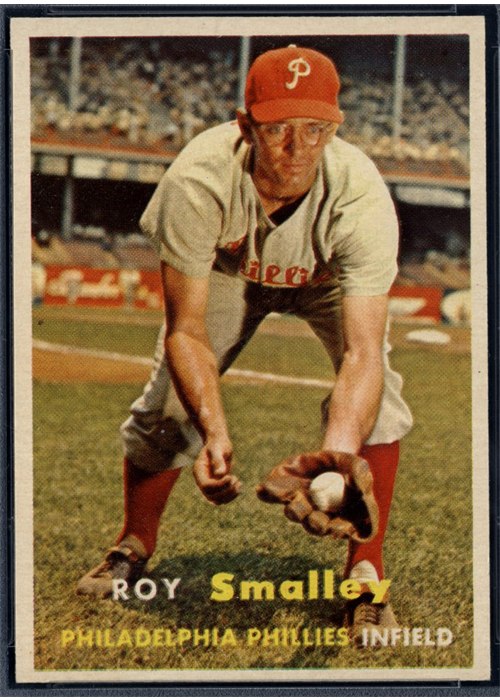1957 Topps #397 Roy Smalley, Philadelphia Phillies