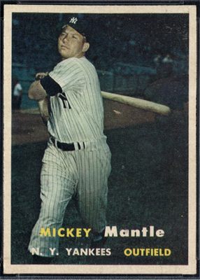 Mickey Mantle #95 - 1957 Topps Baseball
