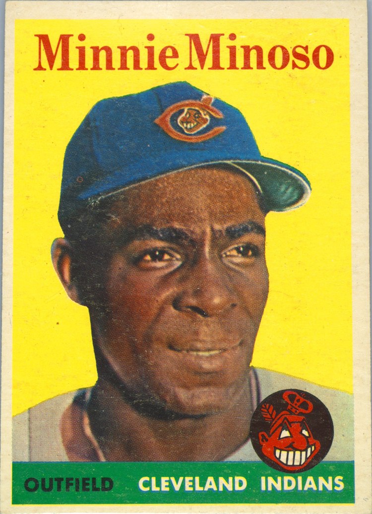 1958 Topps #295 Minnie Minoso, Cleveland Indians