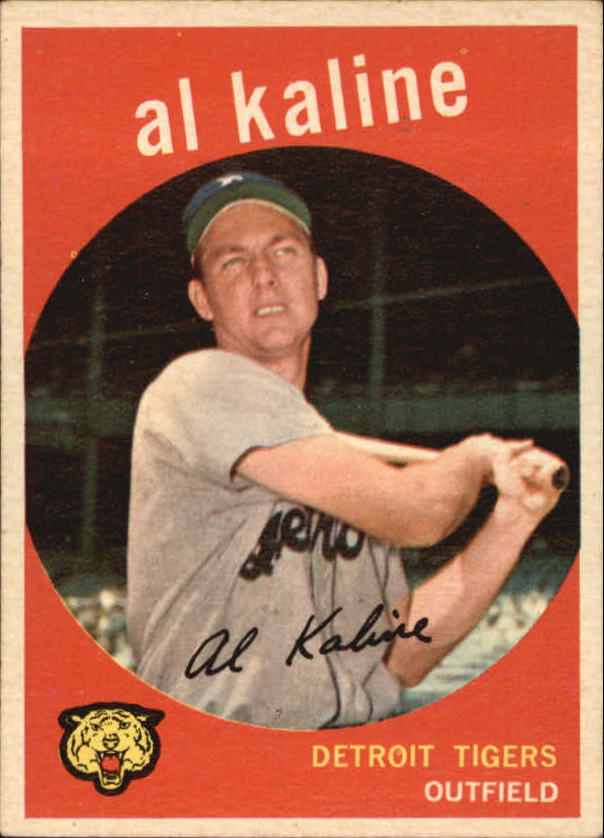 1959 Topps #360 Al Kaline, Detroit Tigers (front)