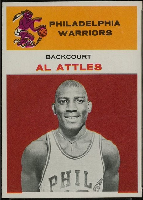1961-62 Fleer Basketball #1 Al Attles front