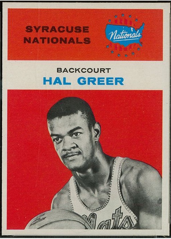 1961-62 Fleer Basketball #16 Hal Greer front