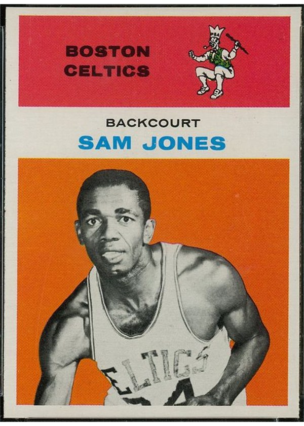 1961-62 Fleer Basketball #23 Sam Jones front