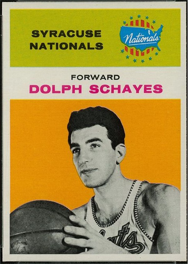1961-62 Fleer Basketball #39 Dolph Schayes front