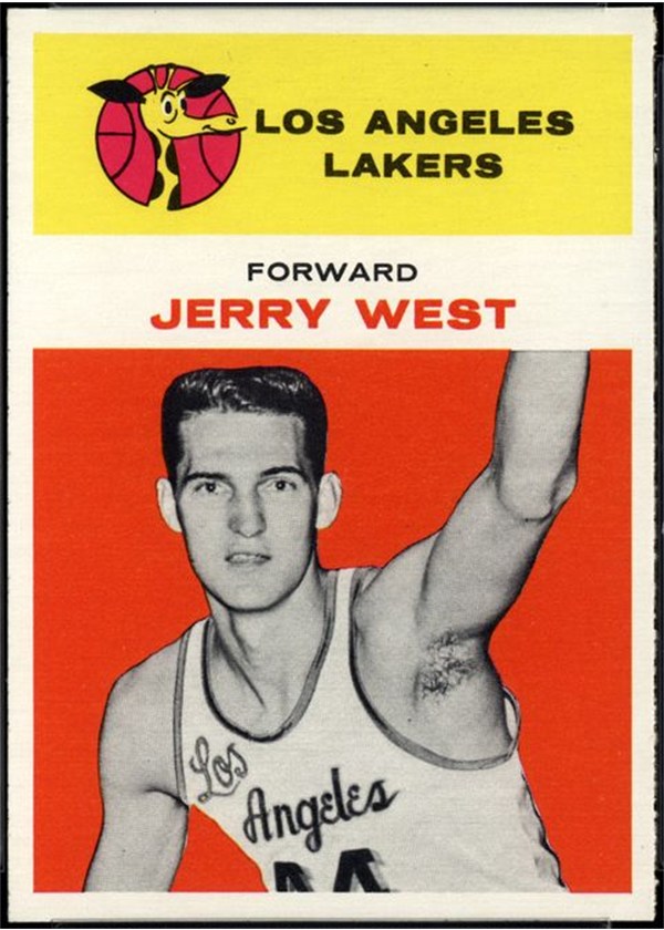 1961-62 Fleer Basketball #43 Jerry West front