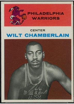Wilt Chamberlain #8 - 1961-62 Fleer Basketball