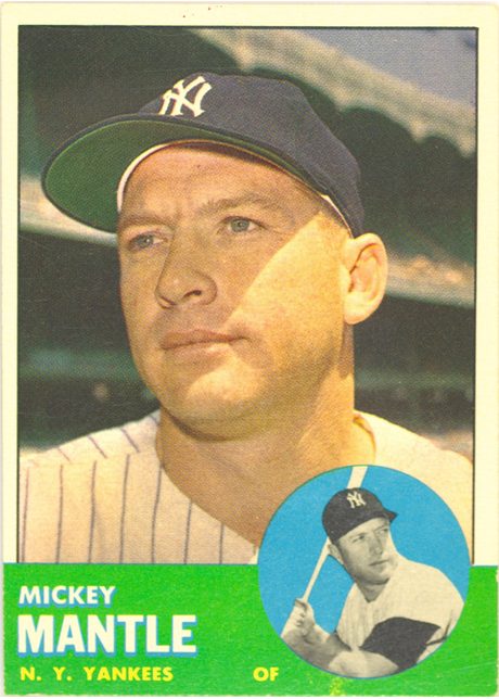 Mickey Mantle #200 - 1963 Topps Baseball