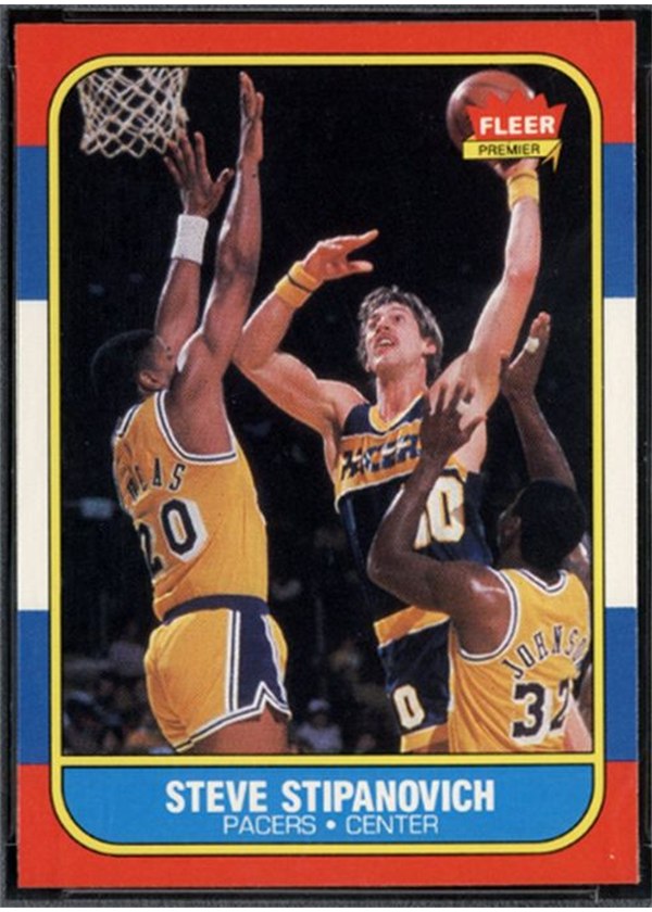 1986-87 Fleer #106 Steve Stipanovich, Indiana Pacers