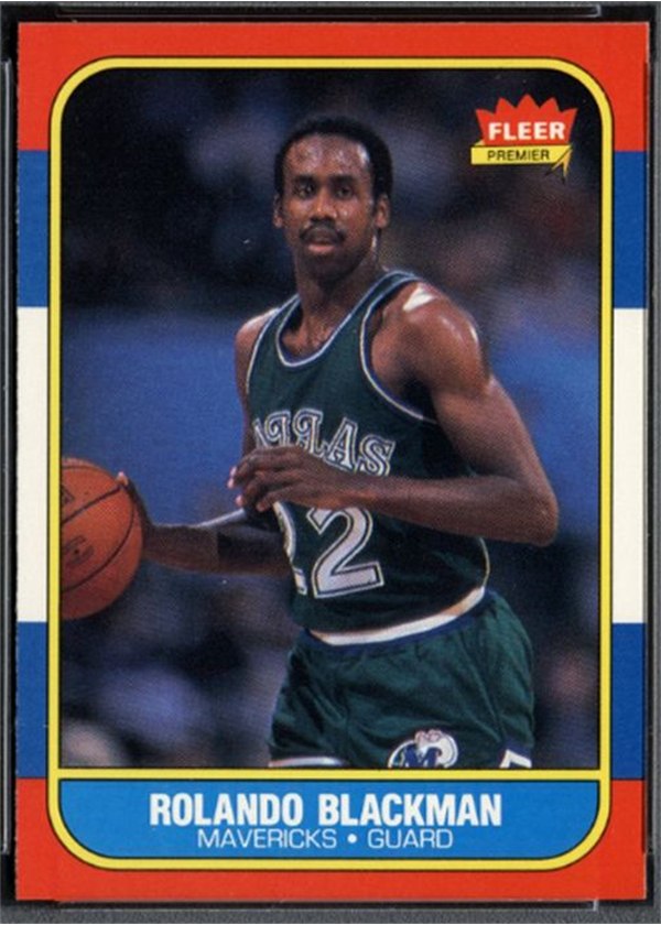 1986-87 Fleer #11 Rolando Blackman, Dallas Mavericks