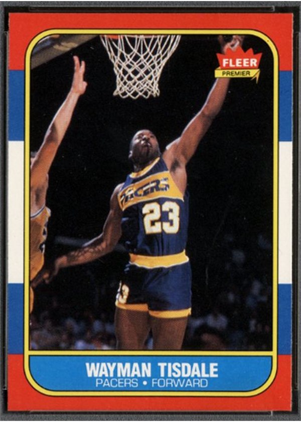 1986-87 Fleer #113 Wayman Tisdale, Indiana Pacers