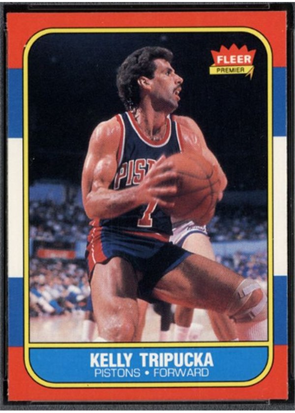 1986-87 Fleer #115 Kelly Tripucka, Detroit Pistons