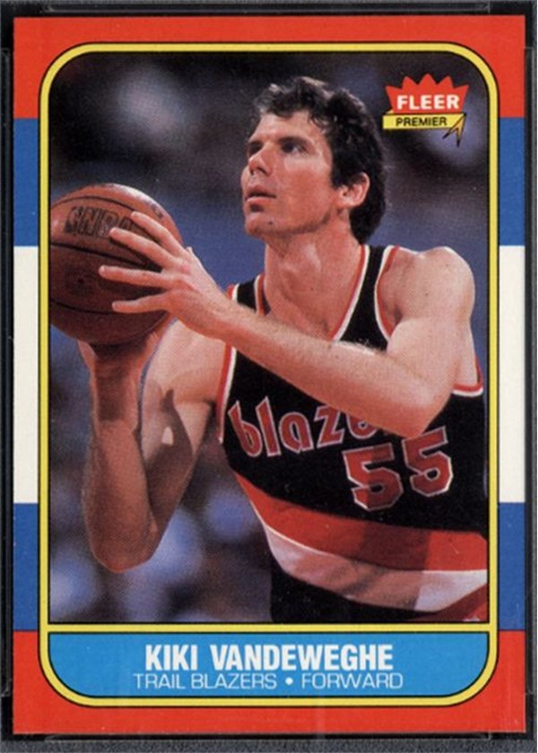 1986-87 Fleer #117 Kiki Vandeweghe, Portland Trail Blazers