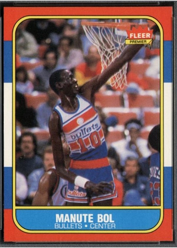 1986-87 Fleer #12 Manute Bol, Washington Bullets