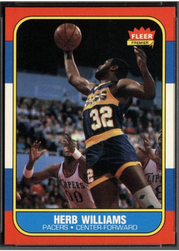 1986-87 Fleer #125 Herb Williams, Indiana Pacers