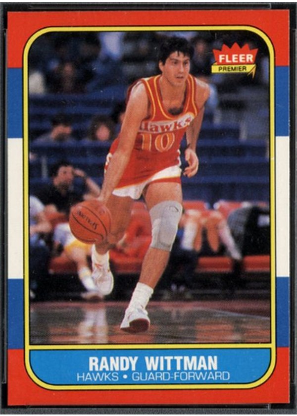 1986-87 Fleer #127 Randy Wittman, Atlanta Hawks