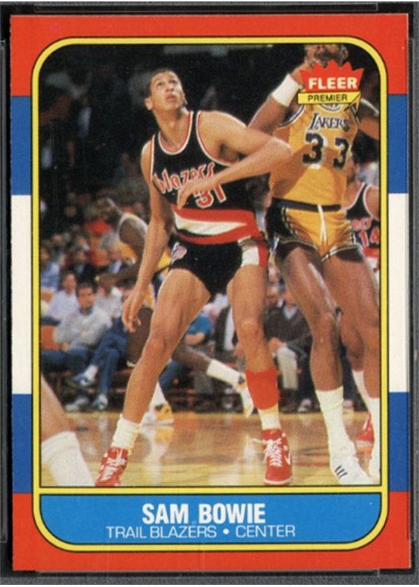 1986-87 Fleer #13 Sam Bowie, Portland Trail Blazers