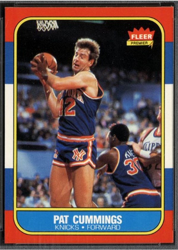 1986-87 Fleer #19 Pat Cummings, New York Knicks