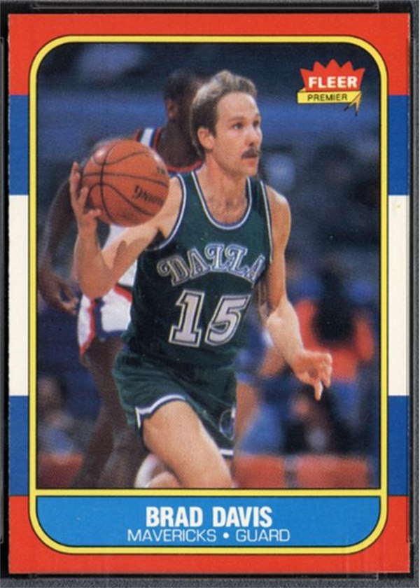 1986-87 Fleer #22 Brad Davis, Dallas Mavericks
