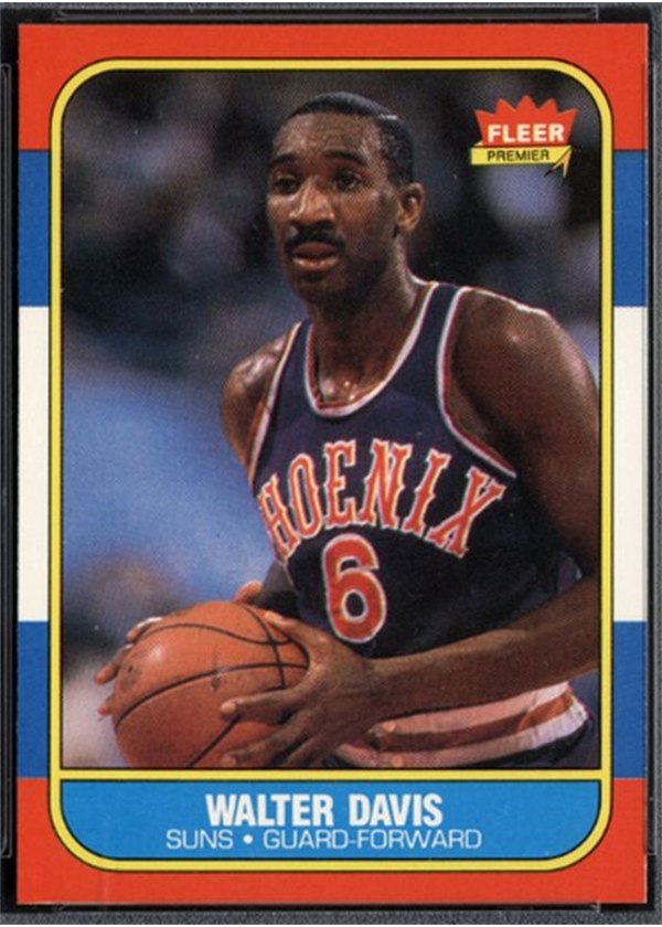 1986-87 Fleer #23 Walter Davis, Phoenix Suns