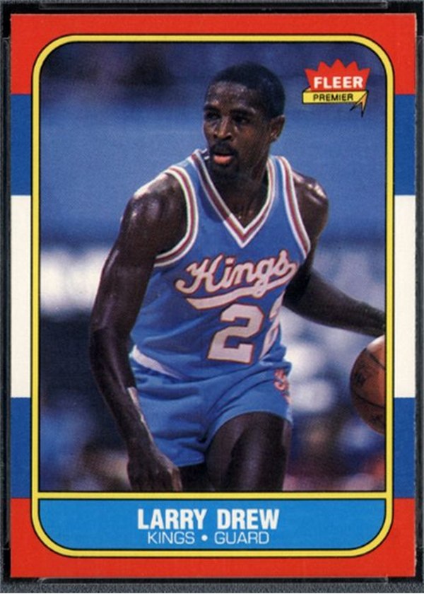 1986-87 Fleer #25 Larry Drew, Sacramento Kings