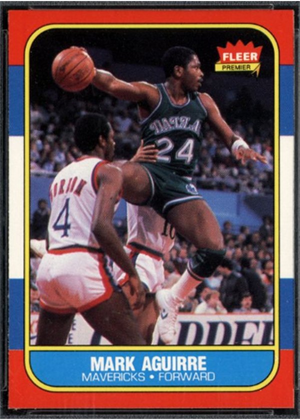 1986-87 Fleer #3 Mark Aguirre, Dallas Mavericks