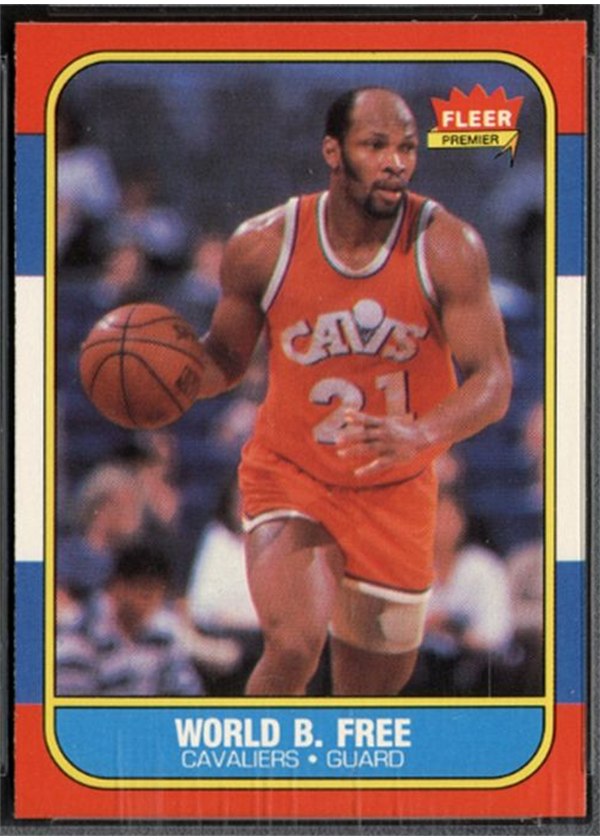 1986-87 Fleer #35 World B. Free, Cleveland Cavaliers