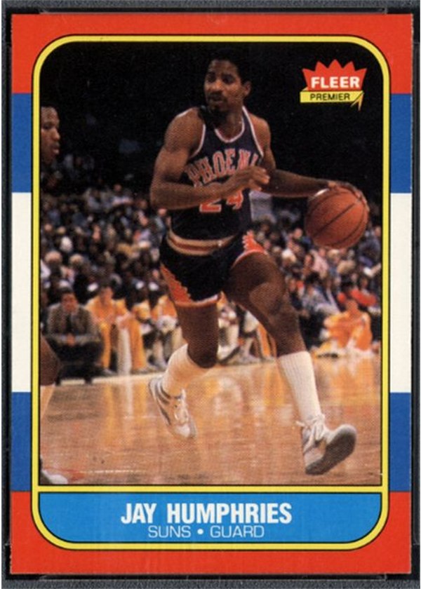 1986-87 Fleer #49 Jay Humphries, Phoenix Suns