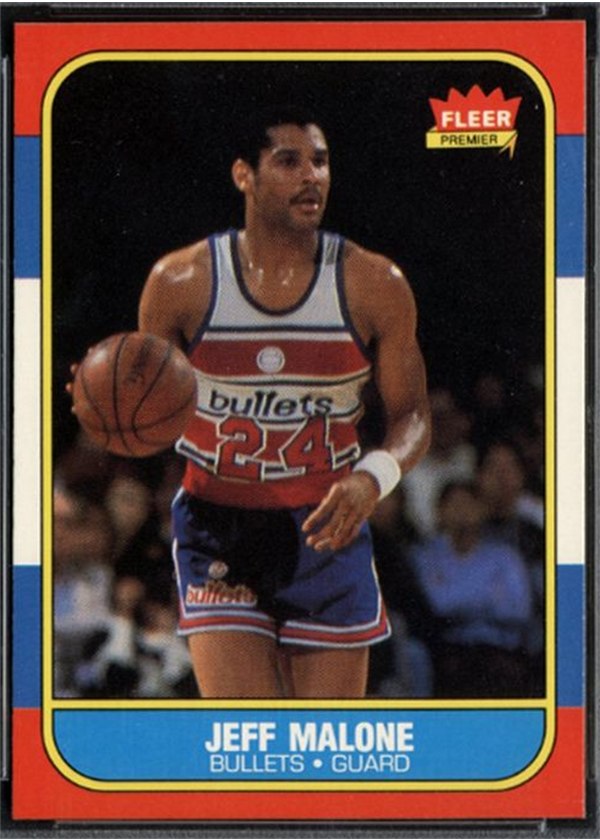 1986-87 Fleer #67 Jeff Malone, Washington Bullets