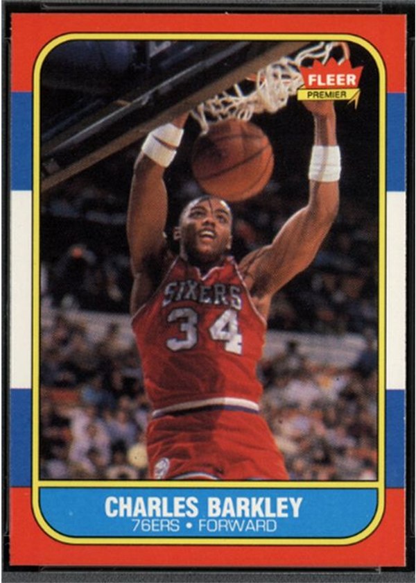 1986-87 Fleer #7 Charles Barkley, Philadelphia 76ers