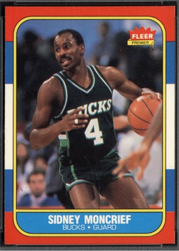 1986-87 Fleer #75 Sidney Moncrief, Milwaukee Bucks