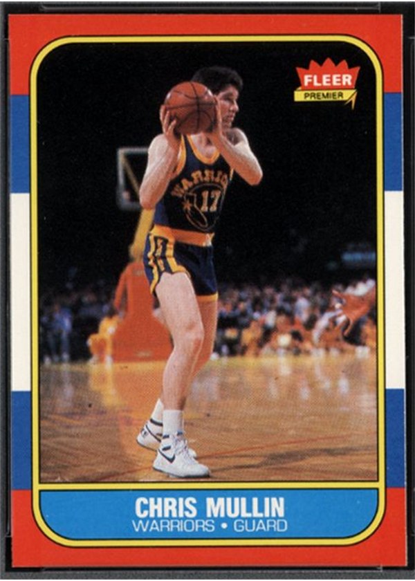 1986-87 Fleer #77 Chris Mullin, Golden State Warriors