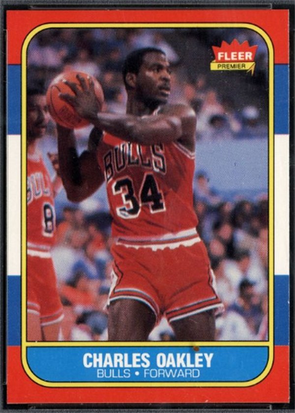 1986-87 Fleer #81 Charles Oakley, Chicago Bulls