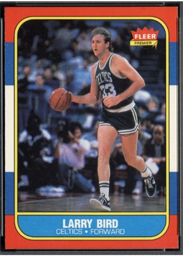 1986-87 Fleer #9 Larry Bird, Boston Celtics