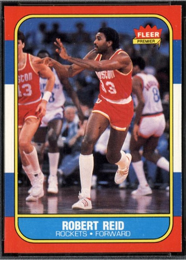 1986-87 Fleer #90 Robert Reid, Houston Rockets