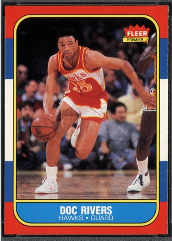 1986-87 Fleer #91 Doc Rivers, Atlanta Hawks