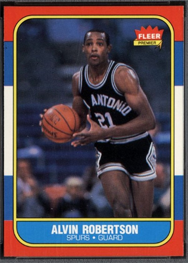1986-87 Fleer #92 Alvin Robertson, San Antonio Spurs