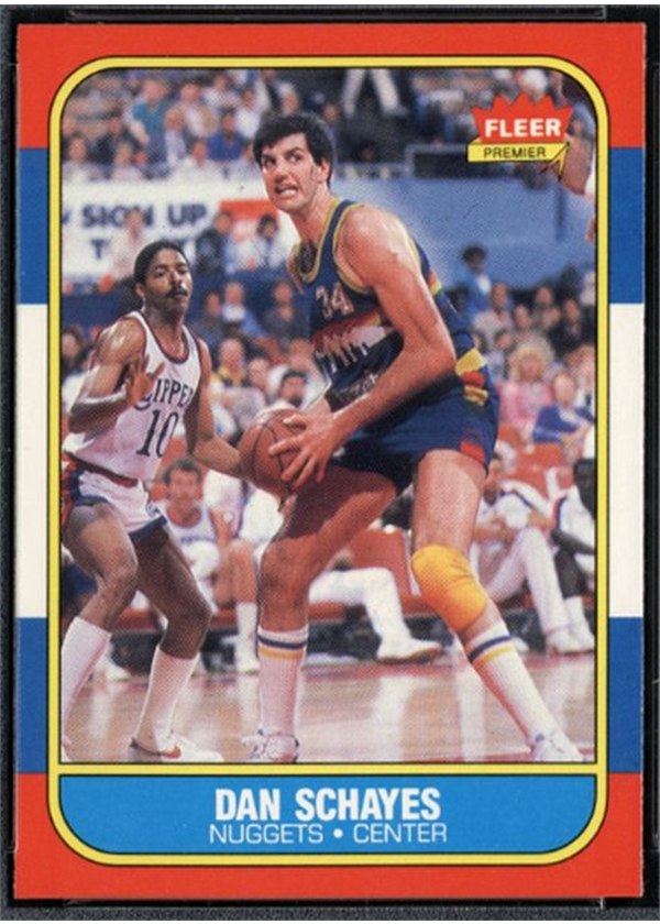 1986-87 Fleer #98 Danny Schayes, Denver Nuggets
