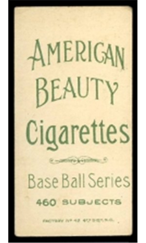 American Beauty 460 tobacco back