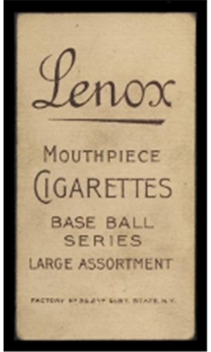 Lenox (Brown) tobacco back