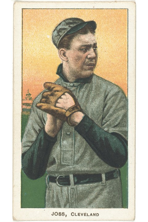 1909-11 T206 Addie Joss (Hands At Chest), Cleveland Naps (front)